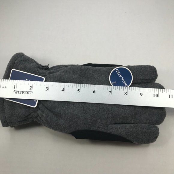 Winter Essentials Unisex L/XL Gray Insulated Gloves New - Picture 9 of 9